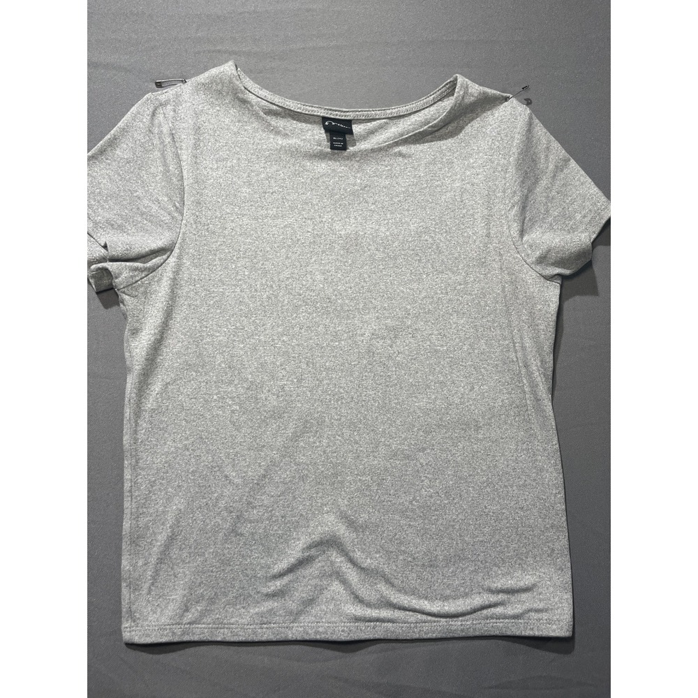 Art Class Kids XL 14 Heather Gray Short Sleeve T-Shirt Crew Neck Basic Tee -0132